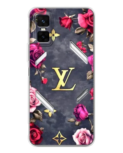 Чехол для Infinix GT 30 Pro с картинкой «Цветочный Louis Vuitton»