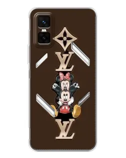 Чехол для Infinix GT 30 Pro с картинкой «LV и Микки Маус»