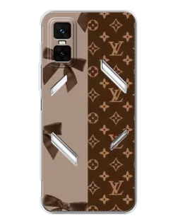 Чехол для Infinix GT 30 Pro с картинкой «Louis Vuitton — банты»