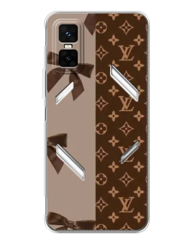 Чехол для Infinix GT 30 Pro с картинкой «Louis Vuitton — банты»