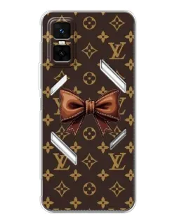 Чехол для Infinix GT 30 Pro с картинкой «LV с бантом»