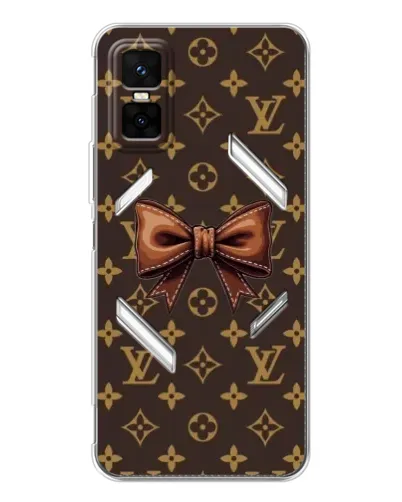 Чехол для Infinix GT 30 Pro с картинкой «LV с бантом»