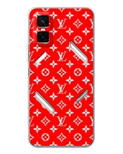 Чехол для Infinix GT 30 Pro с картинкой «Яркий паттерн LV»