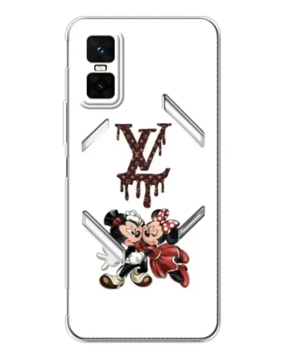 Чехол для Infinix GT 30 Pro с картинкой «LV и Микки Маус»