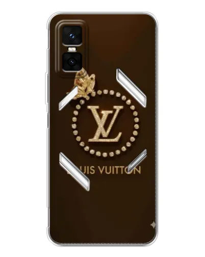 Чехол для Infinix GT 30 Pro с картинкой «LV — золотая печать»