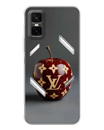 Чехол для Infinix GT 30 Pro с картинкой «Красное яблоко LV»
