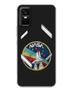 Чехол для Infinix GT 30 Pro с картинкой «NASA — эмблема миссии» Чехол для Infinix GT 30 Pro с картинкой «NASA — эмблема миссии»