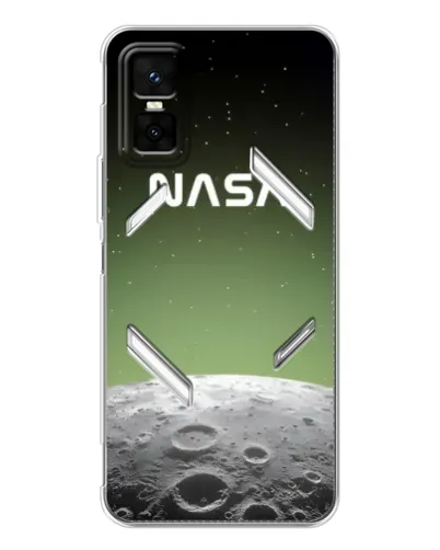Чехол для Infinix GT 30 Pro с картинкой «NASA — лунный градиент»