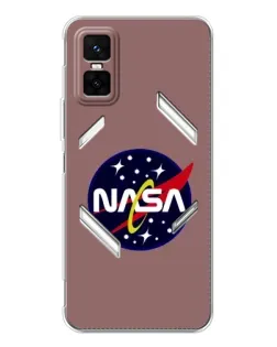 Чехол для Infinix GT 30 Pro с картинкой «NASA — ретро космос» Чехол для Infinix GT 30 Pro с картинкой «NASA — ретро космос»