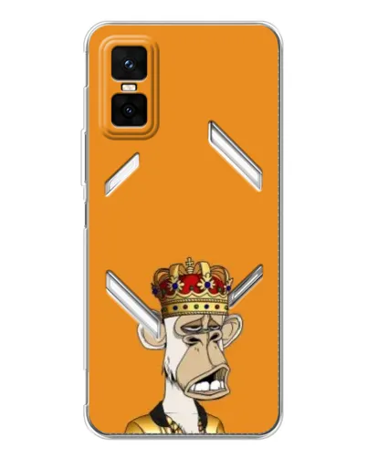 Чехол для Infinix GT 30 Pro с картинкой «Золотая обезьяна Bored Ape» Чехол для Infinix GT 30 Pro с картинкой «Золотая обезьяна Bored Ape»