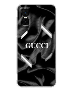Чехол для Infinix GT 30 Pro с картинкой «Gucci — шелковые волны»