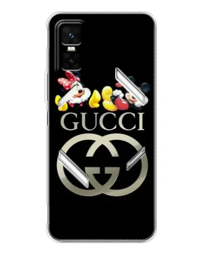 Чехол для Infinix GT 30 Pro с картинкой «Gucci — герои Disney»