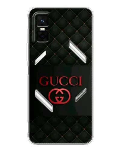 Чехол для Infinix GT 30 Pro с картинкой «Gucci — стеганый черный»