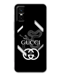 Чехол для Infinix GT 30 Pro с картинкой «Gucci — серебряная змея»