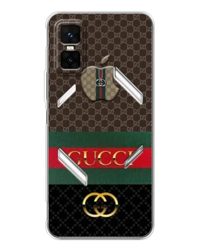 Чехол для Infinix GT 30 Pro с картинкой «Gucci — брендированный десерт»