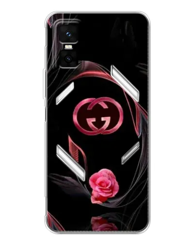 Чехол для Infinix GT 30 Pro с картинкой «Gucci — неоновая роза»