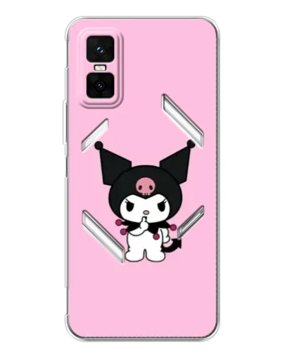Чехол для Infinix GT 30 Pro с картинкой «Kuromi — розовая нежность» Чехол для Infinix GT 30 Pro с картинкой «Kuromi — розовая нежность»
