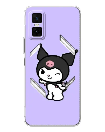 Чехол для Infinix GT 30 Pro с картинкой «Классическая Kuromi» Чехол для Infinix GT 30 Pro с картинкой «Классическая Kuromi»