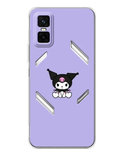 Чехол для Infinix GT 30 Pro с картинкой «Kuromi — фиолетовый минимализм» Чехол для Infinix GT 30 Pro с картинкой «Kuromi — фиолетовый минимализм»
