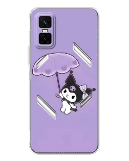 Чехол для Infinix GT 30 Pro с картинкой «Kuromi с зонтиком» Чехол для Infinix GT 30 Pro с картинкой «Kuromi с зонтиком»