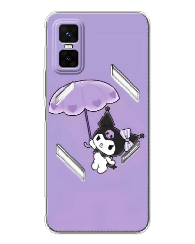 Чехол для Infinix GT 30 Pro с картинкой «Kuromi с зонтиком» Чехол для Infinix GT 30 Pro с картинкой «Kuromi с зонтиком»
