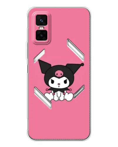 Чехол для Infinix GT 30 Pro с картинкой «Хмурая Kuromi» Чехол для Infinix GT 30 Pro с картинкой «Хмурая Kuromi»