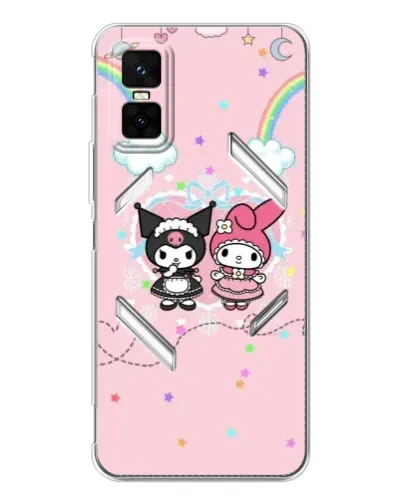 Чехол для Infinix GT 30 Pro с картинкой «My Melody и Kuromi» Чехол для Infinix GT 30 Pro с картинкой «My Melody и Kuromi»