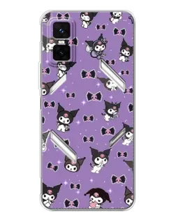 Чехол для Infinix GT 30 Pro с картинкой «Kuromi — паттерн» Чехол для Infinix GT 30 Pro с картинкой «Kuromi — паттерн»