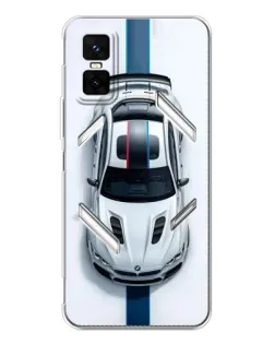 Чехол для Infinix GT 30 Pro с картинкой «Вид сверху — BMW M» Чехол для Infinix GT 30 Pro с картинкой «Вид сверху — BMW M»