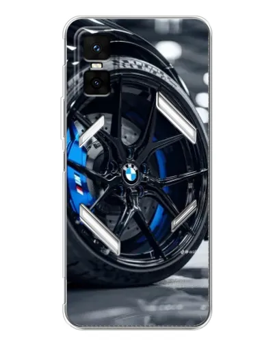 Чехол для Infinix GT 30 Pro с картинкой «Колесо BMW вблизи»