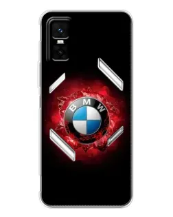 Чехол для Infinix GT 30 Pro с картинкой «Логотип BMW — вспышка»