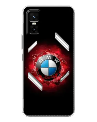 Чехол для Infinix GT 30 Pro с картинкой «Логотип BMW — вспышка»