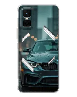 Чехол для Infinix GT 30 Pro с картинкой «BMW в огнях города»