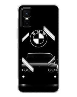 Чехол для Infinix GT 30 Pro с картинкой «BMW — взгляд из темноты»
