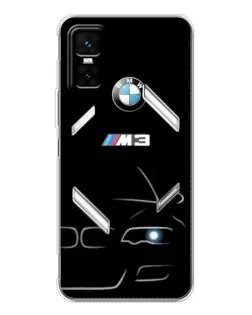 Чехол для Infinix GT 30 Pro с картинкой «Минималистичный принт BMW M3»