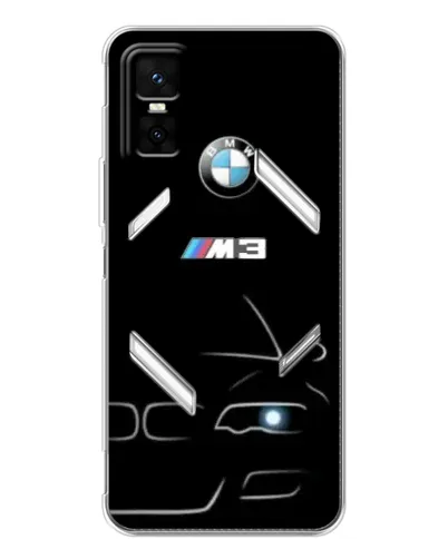 Чехол для Infinix GT 30 Pro с картинкой «Минималистичный принт BMW M3»