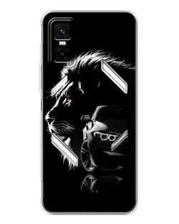 Чехол для Infinix GT 30 Pro с картинкой «BMW и лев»