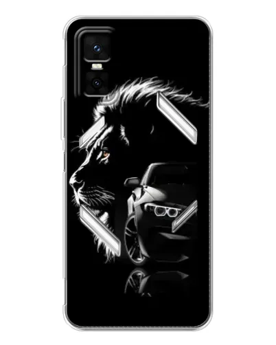 Чехол для Infinix GT 30 Pro с картинкой «BMW и лев»