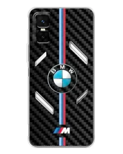 Чехол для Infinix GT 30 Pro с картинкой «Эмблема BMW и карбон»