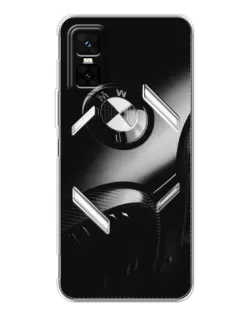 Чехол для Infinix GT 30 Pro с картинкой «Эмблема BMW — макро»