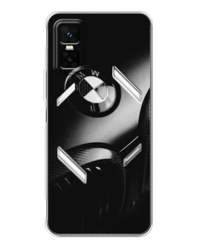 Чехол для Infinix GT 30 Pro с картинкой «Эмблема BMW — макро»