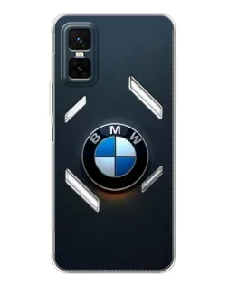 Чехол для Infinix GT 30 Pro с картинкой «Логотип BMW — минимализм»