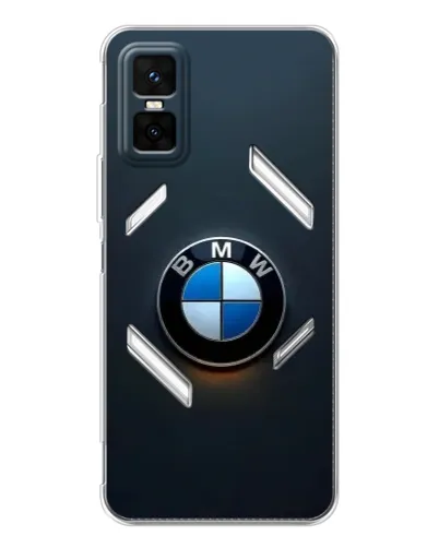 Чехол для Infinix GT 30 Pro с картинкой «Логотип BMW — минимализм»
