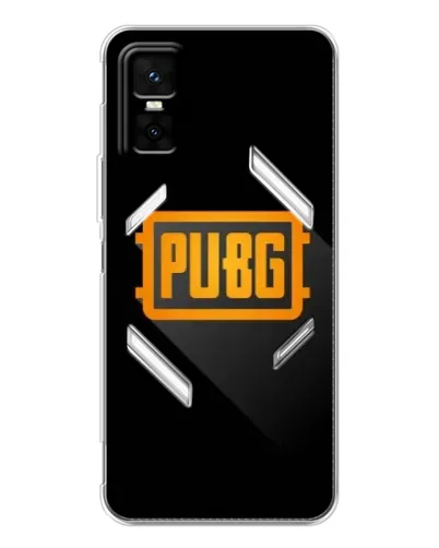 Чехол для Infinix GT 30 Pro с картинкой «PUBG — рамка лого» Чехол для Infinix GT 30 Pro с картинкой «PUBG — рамка лого»