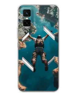 Чехол для Infinix GT 30 Pro с картинкой «PUBG — свободное падение»