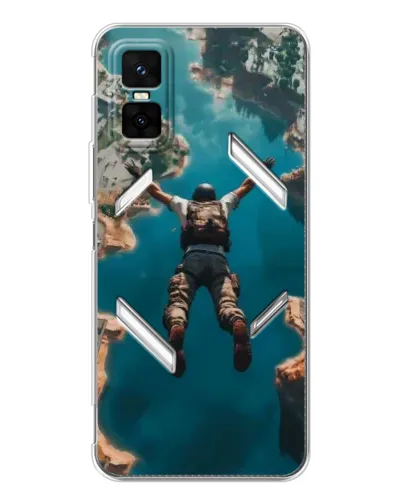 Чехол для Infinix GT 30 Pro с картинкой «PUBG — свободное падение» Чехол для Infinix GT 30 Pro с картинкой «PUBG — свободное падение»