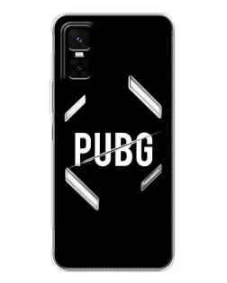 Чехол для Infinix GT 30 Pro с картинкой «PUBG — белый логотип»