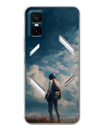 Чехол для Infinix GT 30 Pro с картинкой «Герой PUBG на скале» Чехол для Infinix GT 30 Pro с картинкой «Герой PUBG на скале»