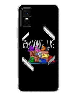Чехол для Infinix GT 30 Pro с картинкой «Логотип Among Us»