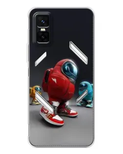 Чехол для Infinix GT 30 Pro с картинкой «Among Us — 3D стиль» Чехол для Infinix GT 30 Pro с картинкой «Among Us — 3D стиль»